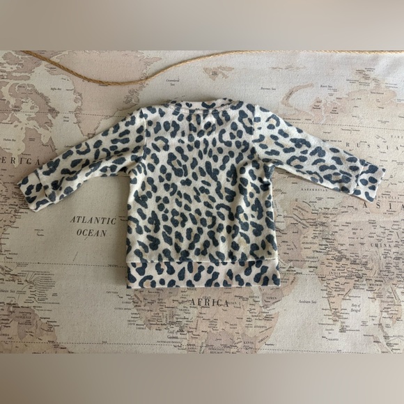 Sol Angeles Wild Child Leopard Print Kids Sweatshirt Size 3-6Mo - Picture 6 of 6